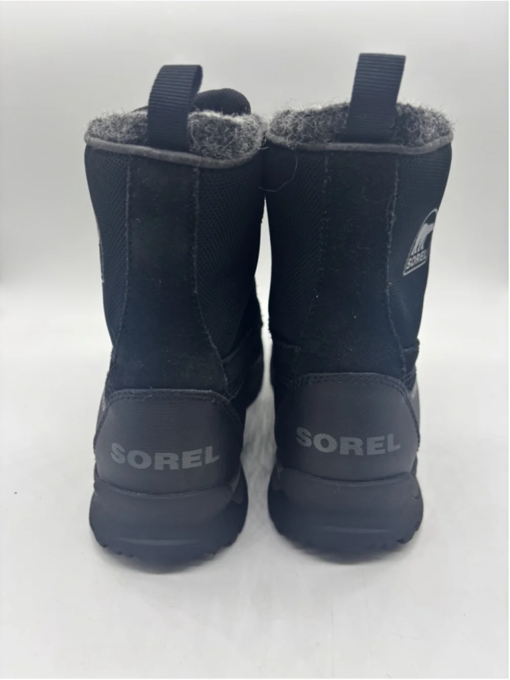 Sorel Buxton Boots Mens 8 Snow Waterproof Lace Up Comfort Casual Ankle Top Black